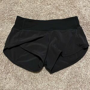 Lululemon Speed Up Short, 2.5”, Size 2, black